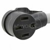 Ac Works 1.5FT EV Adapter NEMA 6-50P Welder Plug to 50A EV Adapter Cord for Tesla EV650MS-018